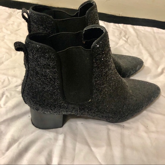 Glitter slip on ankle boots - Picture 2 of 5